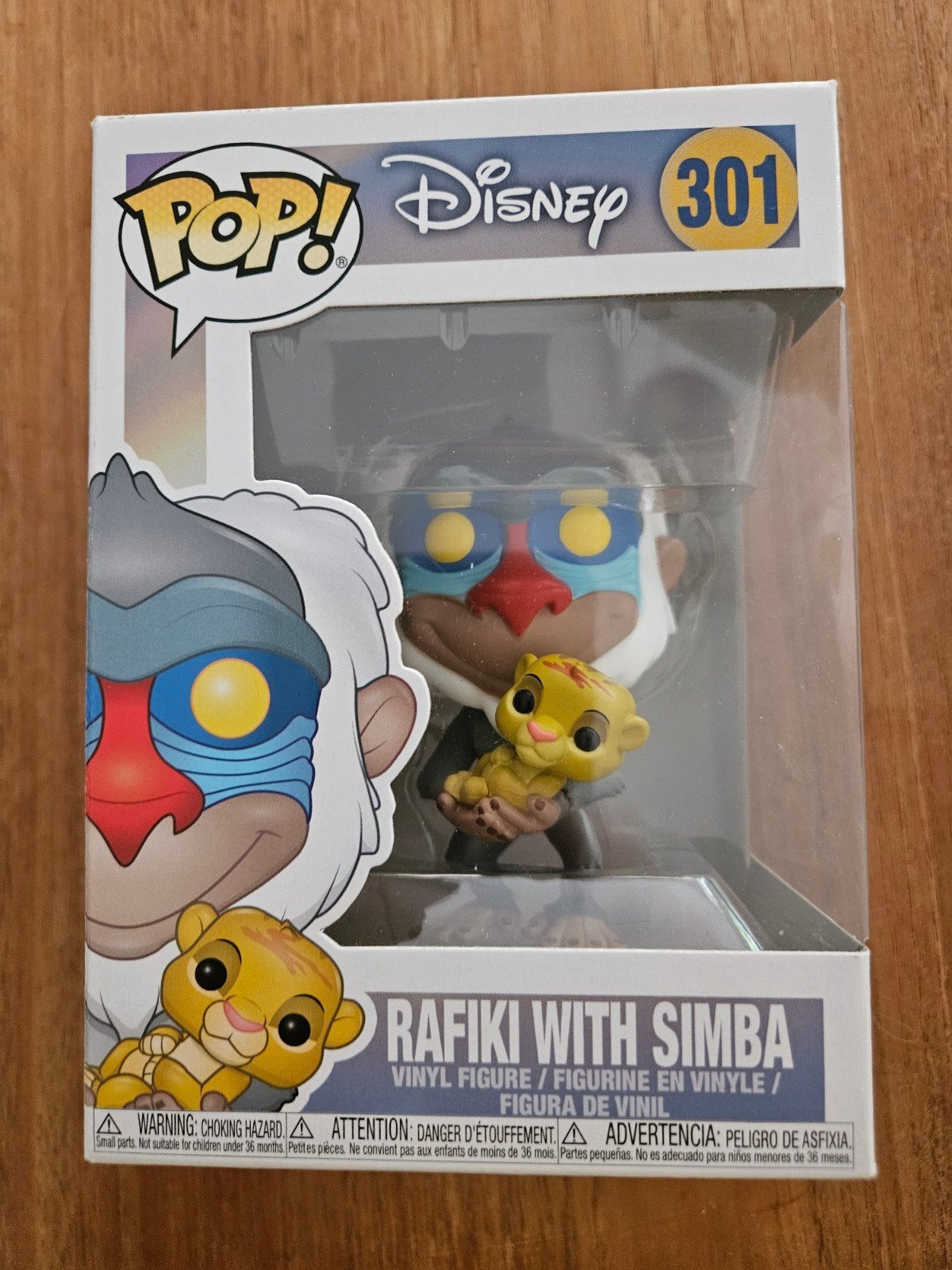Funko Pop! Disney The Lion King Rafiki met Simba #301, Ophalen of Verzenden, Nieuw