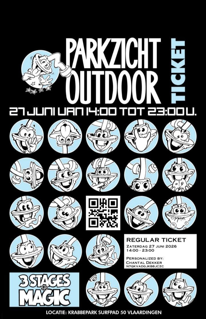 Ticket Parkzicht outdoor, Twee personen