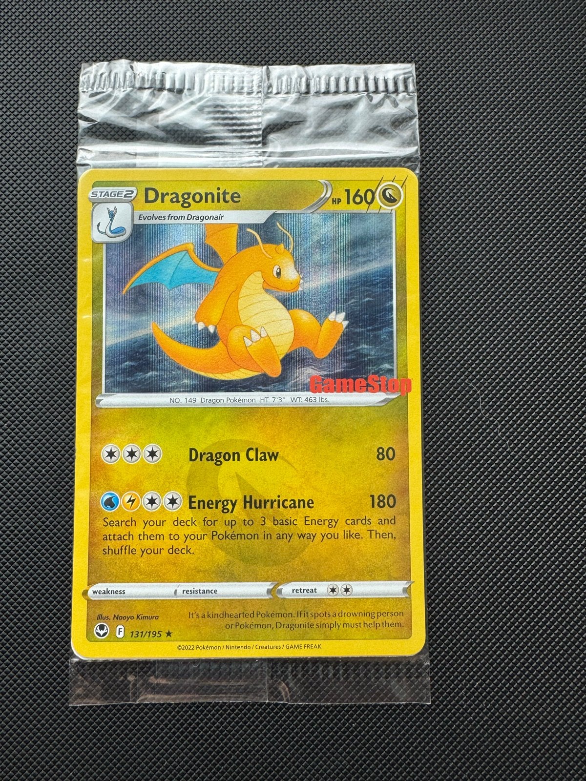 Dragonite 131 - GameStop - Stamped Sealed - Pokemon Kaart, Ophalen of Verzenden, Zo goed als nieuw, Losse kaart