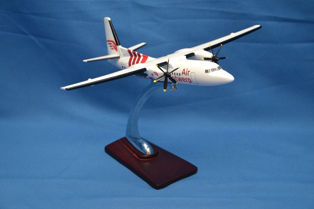 Fokker 50 Air Antwerp (nieuw), Verzamelen, Luchtvaart en Vliegtuigspotten, Schaalmodel, ., Nieuw, Ophalen of Verzenden