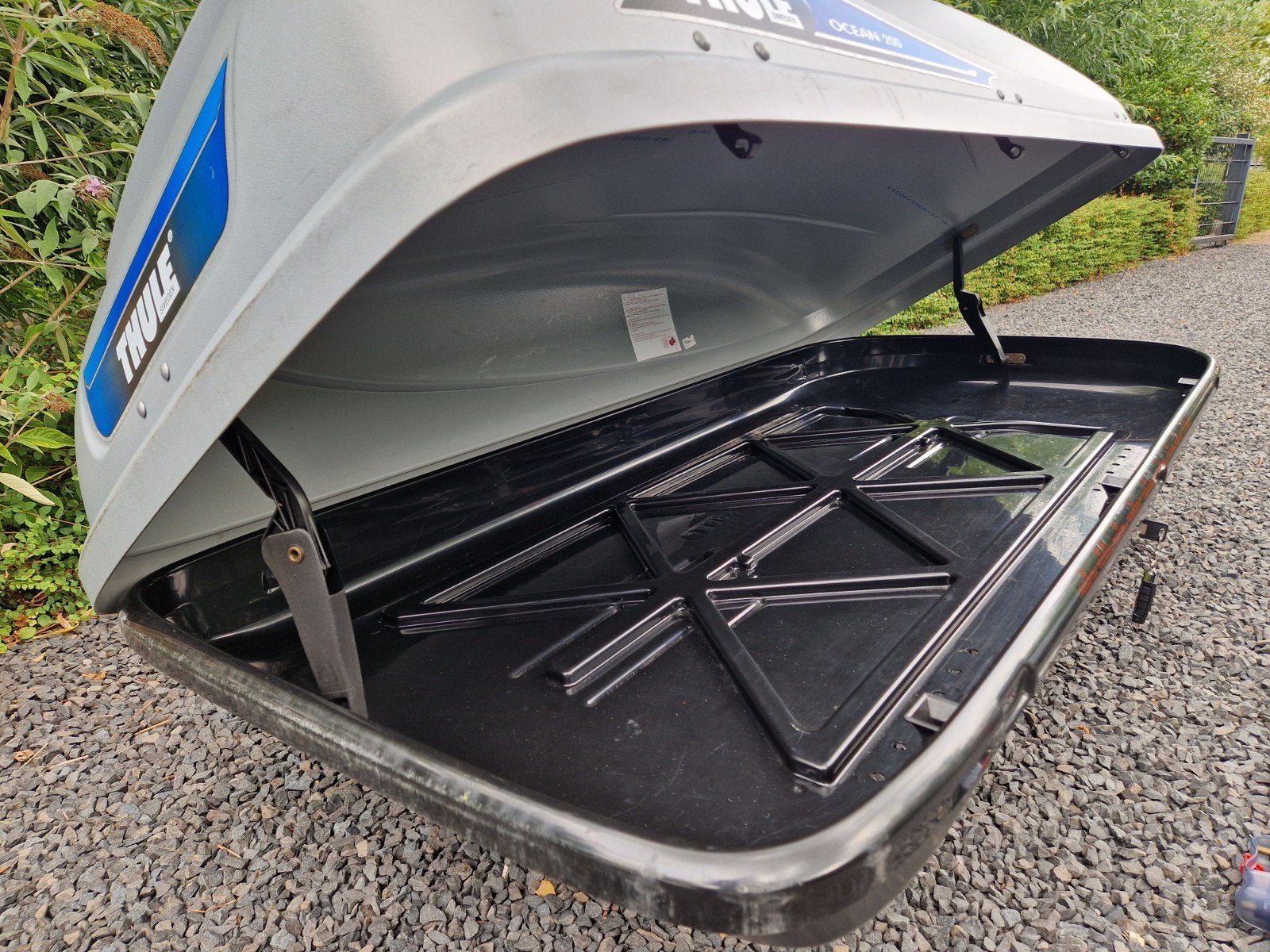 Thule Ocean 200 Dakkoffer - Ruime, betrouwbare box 410 liter, Auto diversen, Dakkoffers, Ophalen, Gebruikt