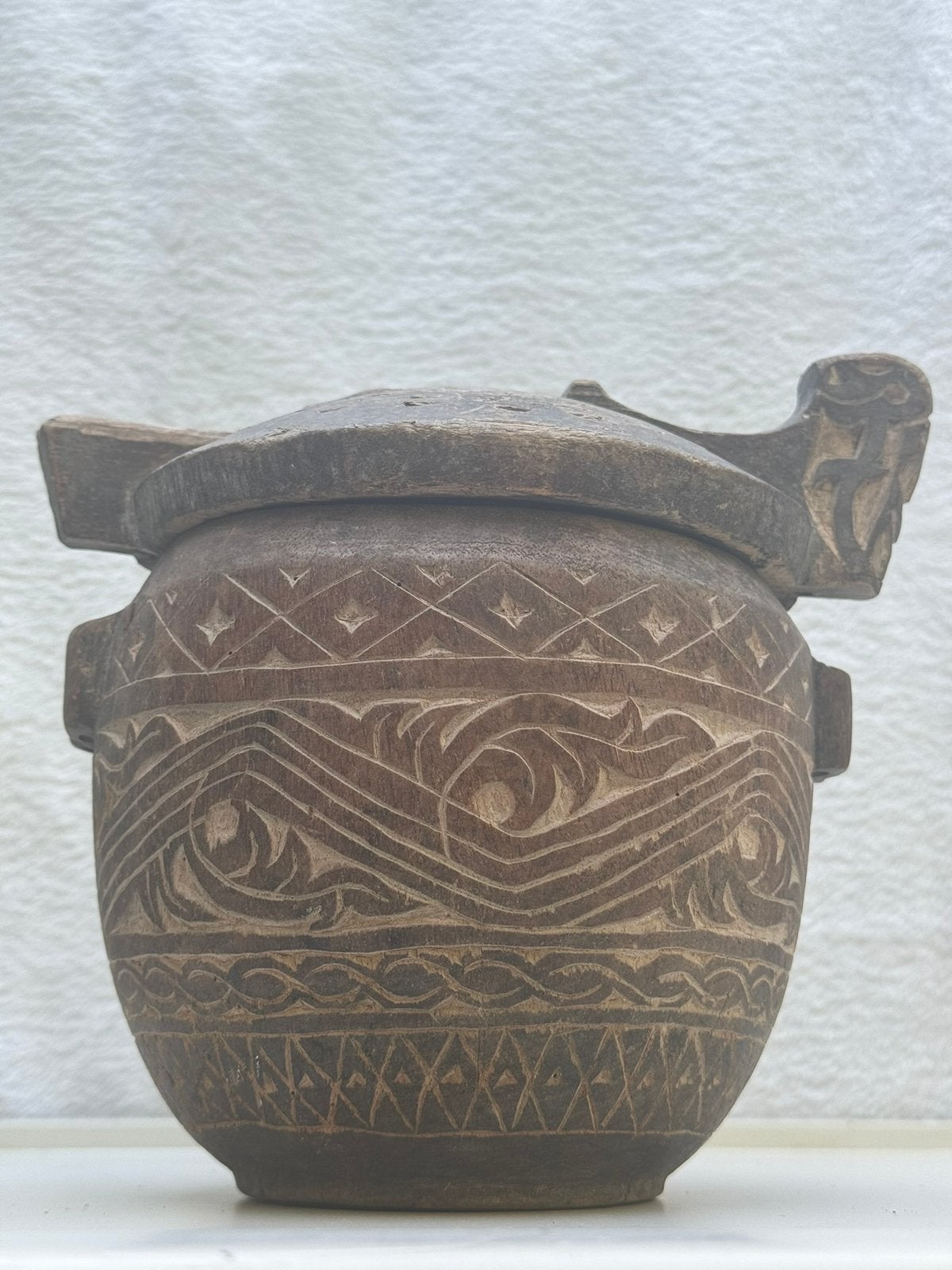 Batak Rumbi Rijstcontainer – Noord-Sumatra, Indonesië 1980, Antiek en Kunst, Verzenden