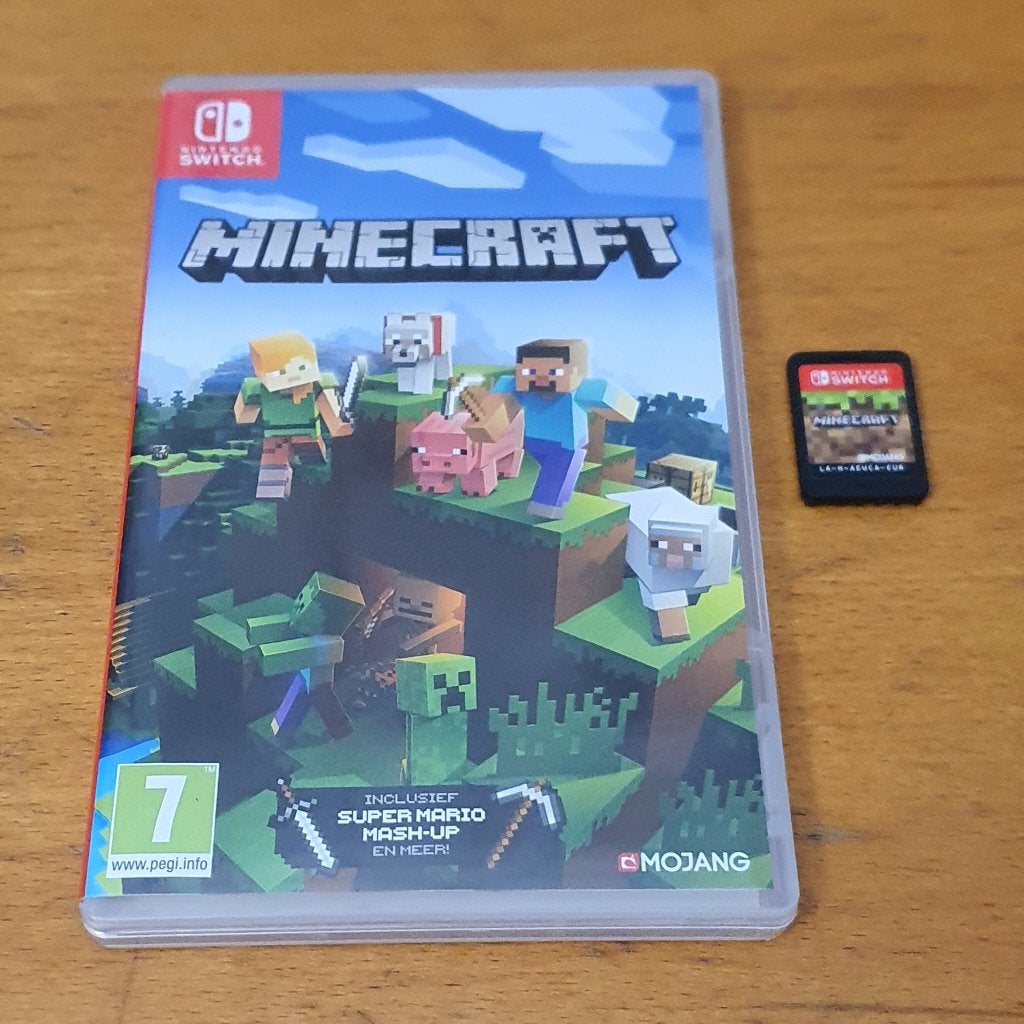 SWITCH | Minecraft, Spelcomputers en Games, Avontuur en Actie, Gebruikt, Ophalen of Verzenden, 3 spelers of meer