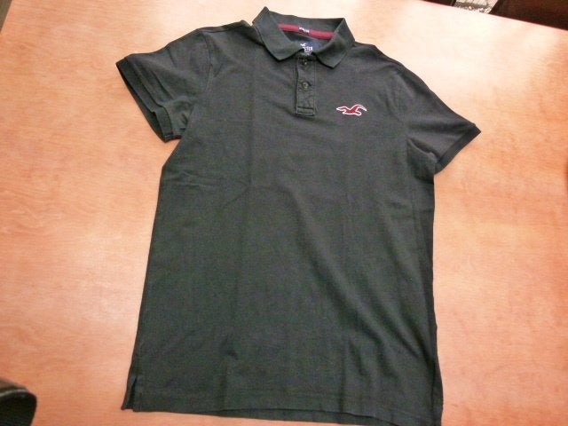 Hollister zwarte polo maat M, Kleding | Heren, Maat 48/50 (M), Zwart, Ophalen of Verzenden, Gedragen