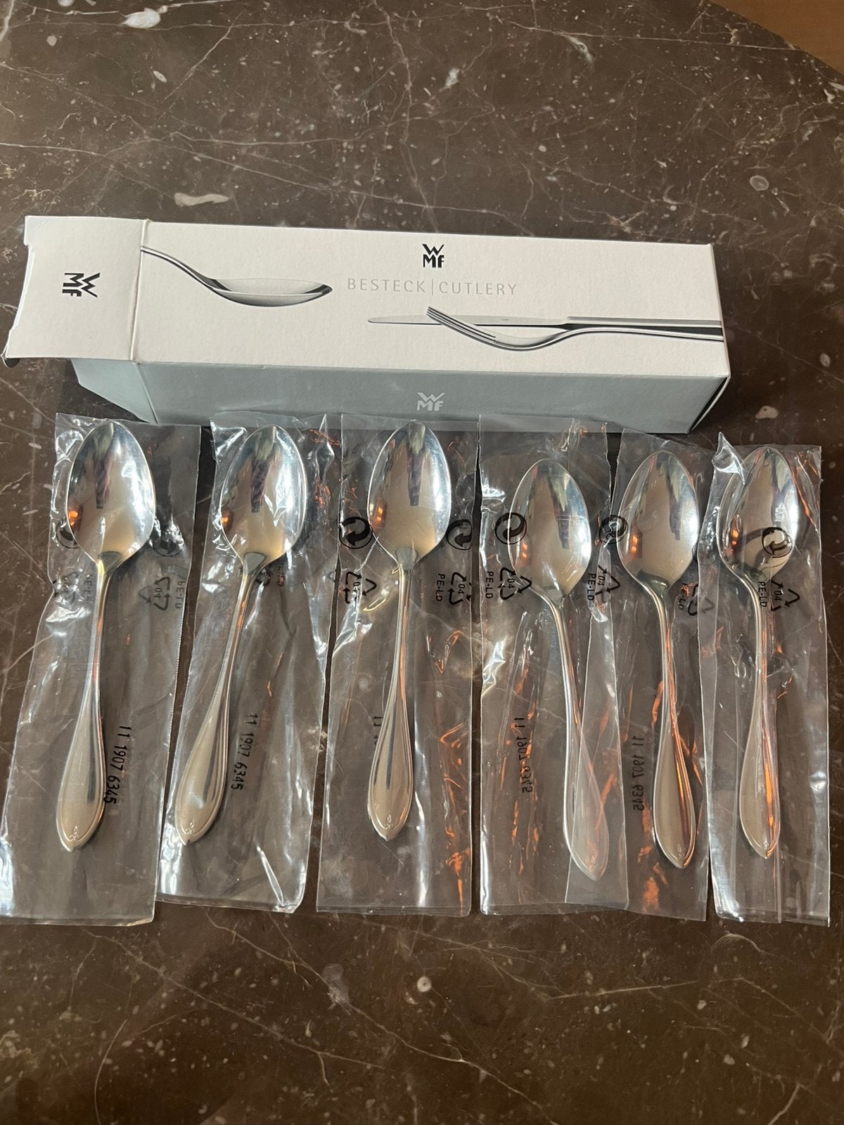 WMF theelepels, Nieuw, Ophalen of Verzenden, Rvs of Chroom, Vaatwasserbestendig