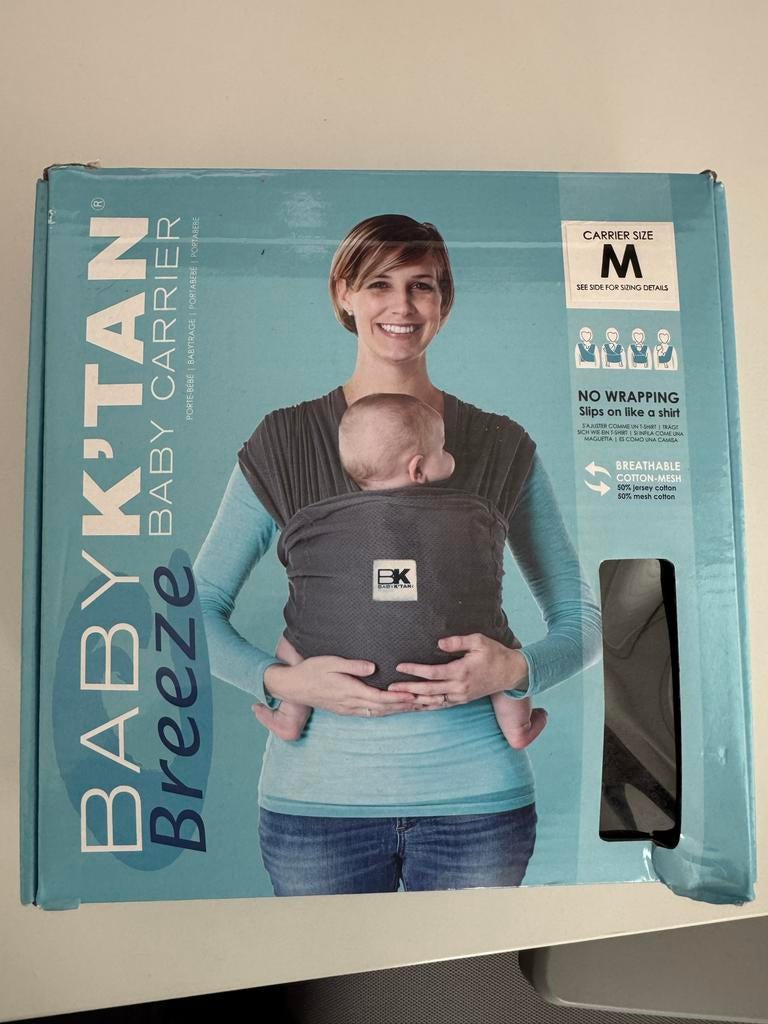 Baby K'tan Breeze Draagzak Maat M - Zo goed als nieuw, Overige merken, Ophalen of Verzenden, Zo goed als nieuw, Buik, Rug of Zij