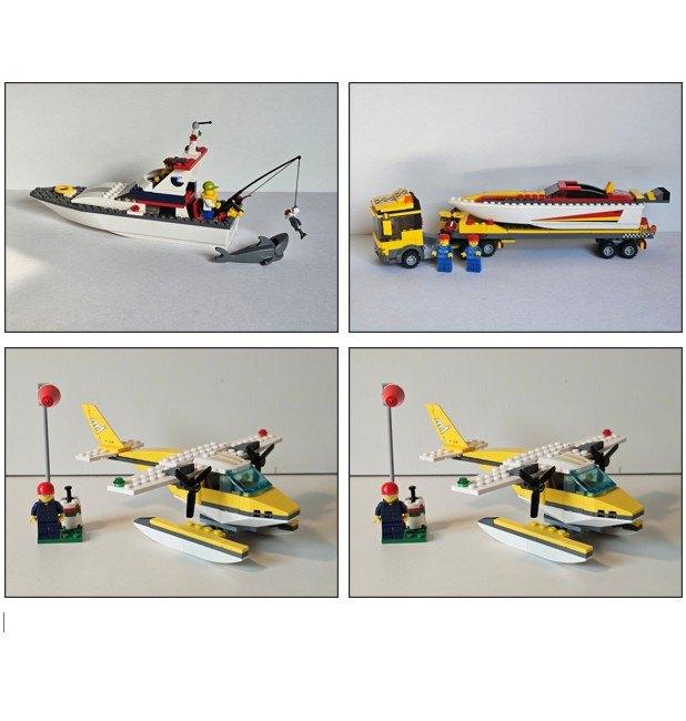 Lego - Town / City / Harbor - 4 setjes, Ophalen of Verzenden, Zo goed als nieuw, Complete set, Lego