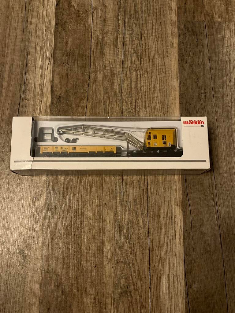 Märklin H0 46715 Kraanwagen met begeleidingswagens, Wisselstroom, Verzenden, Wagon, Zo goed als nieuw