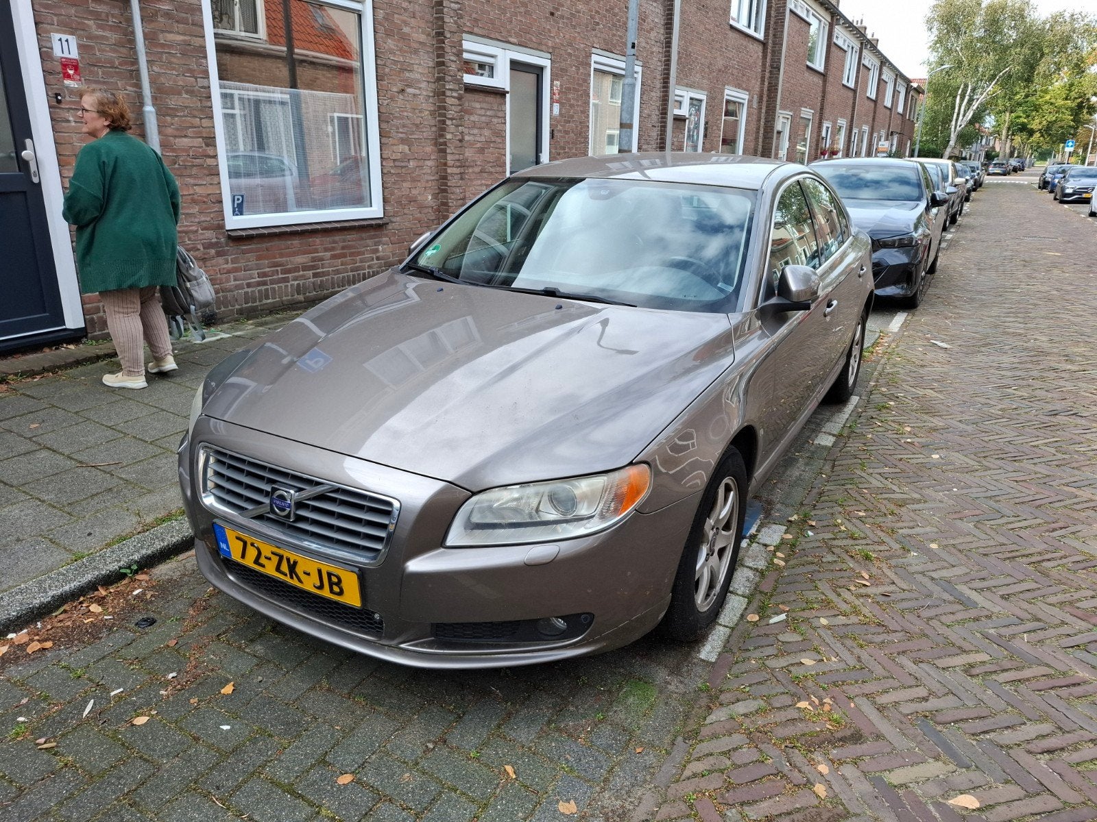 Volvo S80 2.5 T Geartronic 2008 Grijs, Auto's, 1800 kg, 1514 kg, 2521 cc, Particulier