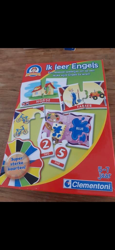 Ik leer Engels - Clementoni, Ophalen of Verzenden, Zo goed als nieuw, Taal en Lezen