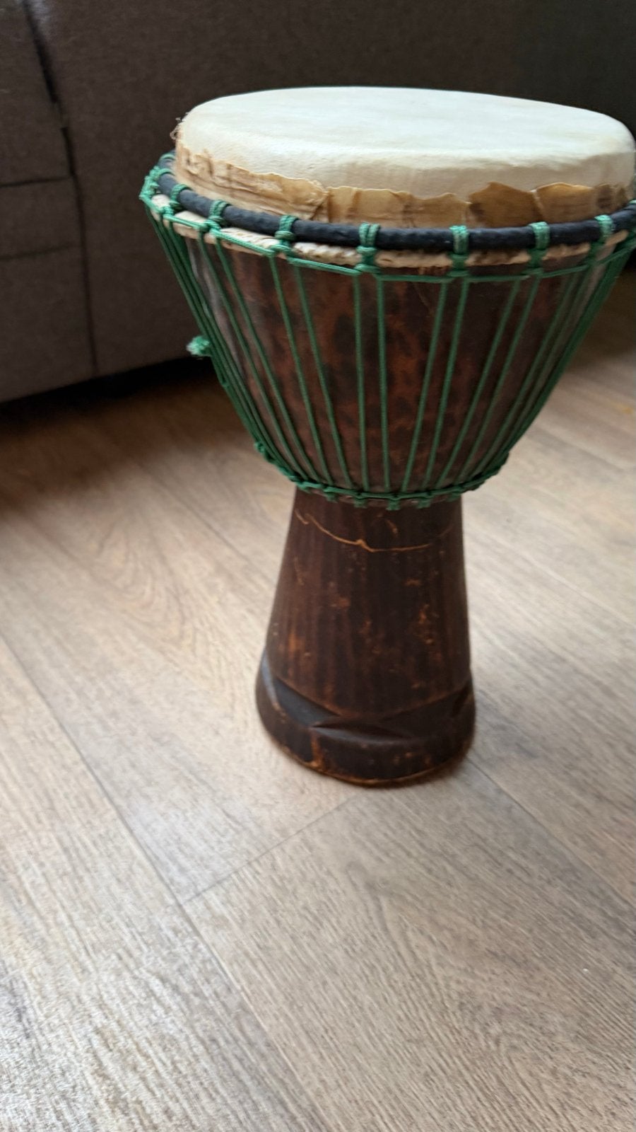 Handgemaakte Djembe - Afrikaanse Trommel, Muziek en Instrumenten, Ophalen of Verzenden, Gebruikt, Trommel