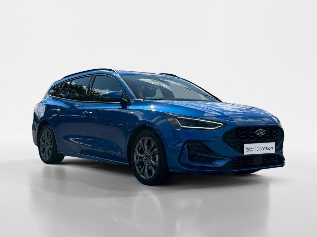 Ford Focus Wagon 1.0 EcoBoost Hybrid ST Line | Actie prijs |, 12 maanden, Gebruikt, Euro 6, Blauw