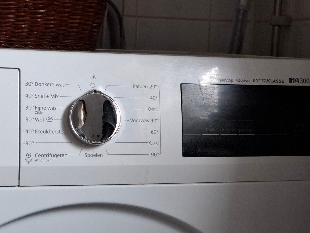 Wasmachine, Ophalen, Gebruikt, Voorlader, 85 tot 90 cm