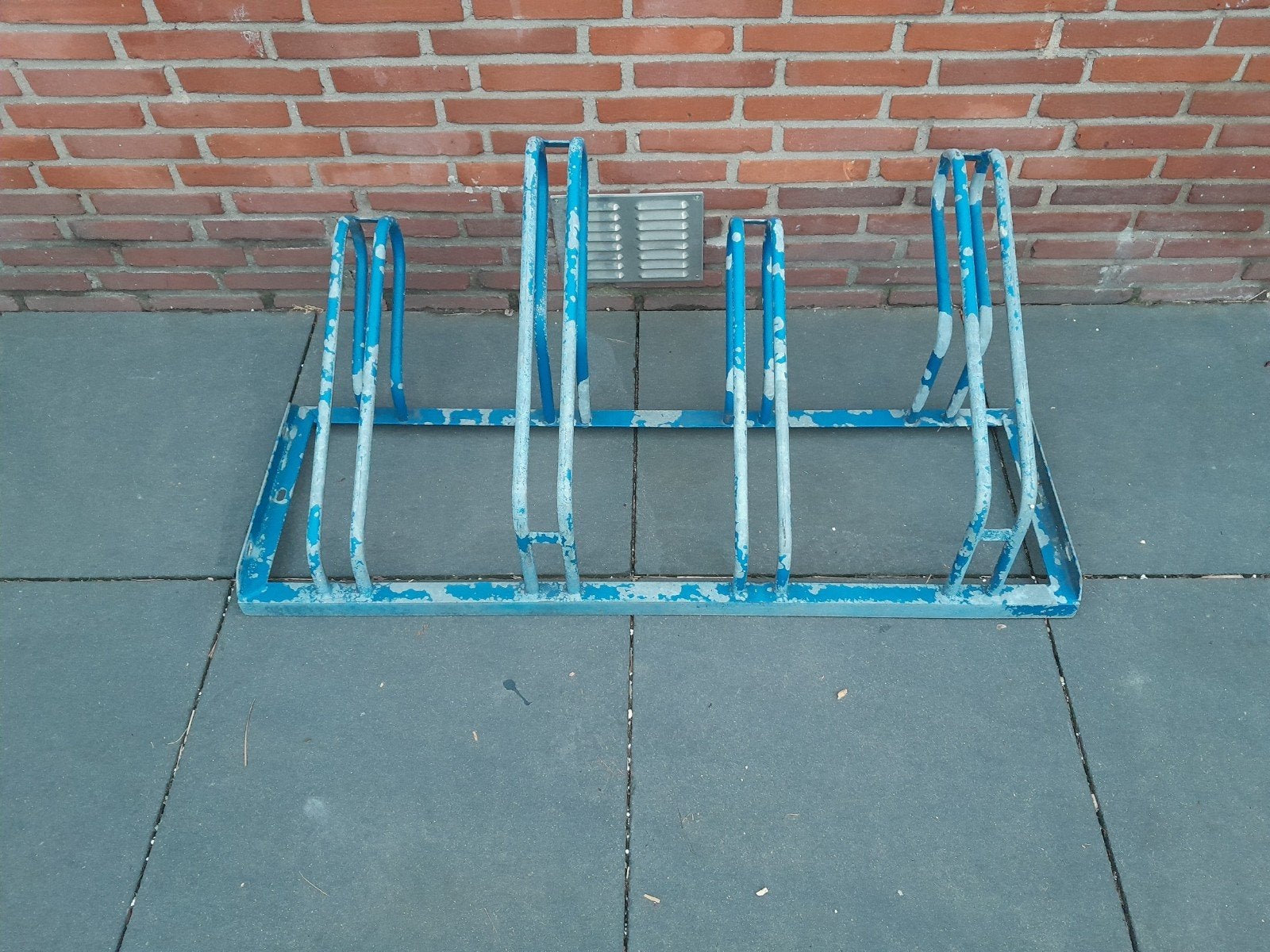Fietsenrek voor 4 fietsen - eventueel vast te monteren, Ophalen of Verzenden, Gebruikt