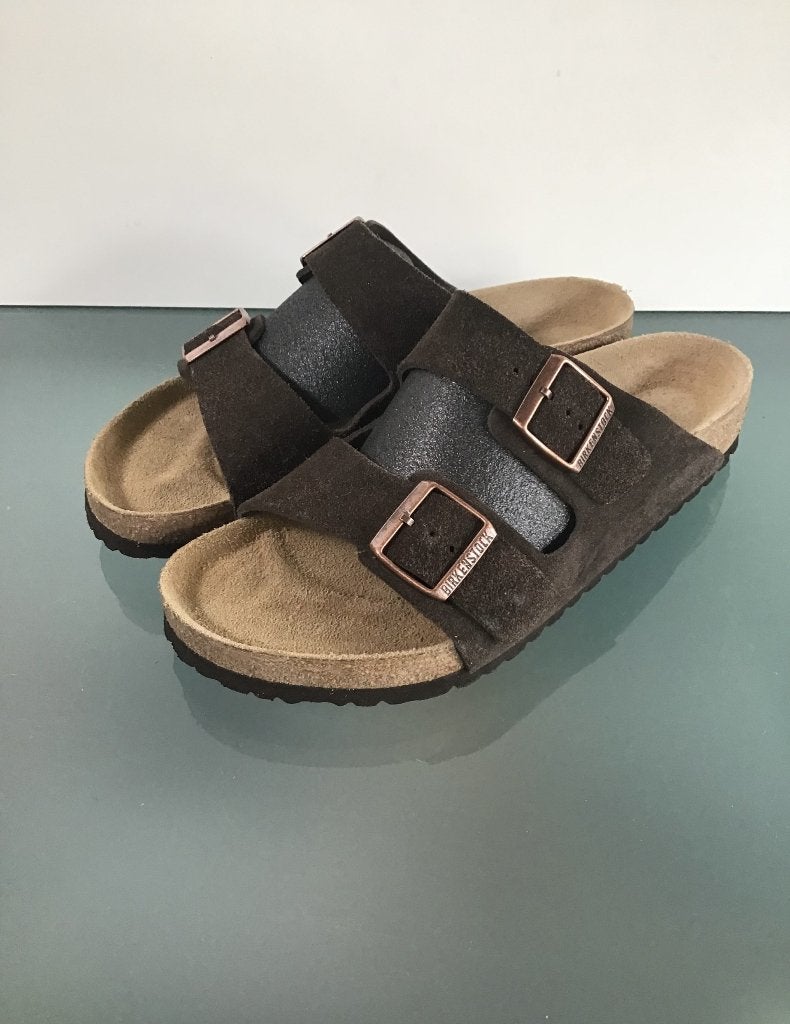 Birkenstock 43 bruin | Arizona slippers | Gratis verzenden, Kleding | Heren, Schoenen, Slippers, Bruin, Verzenden, Zo goed als nieuw