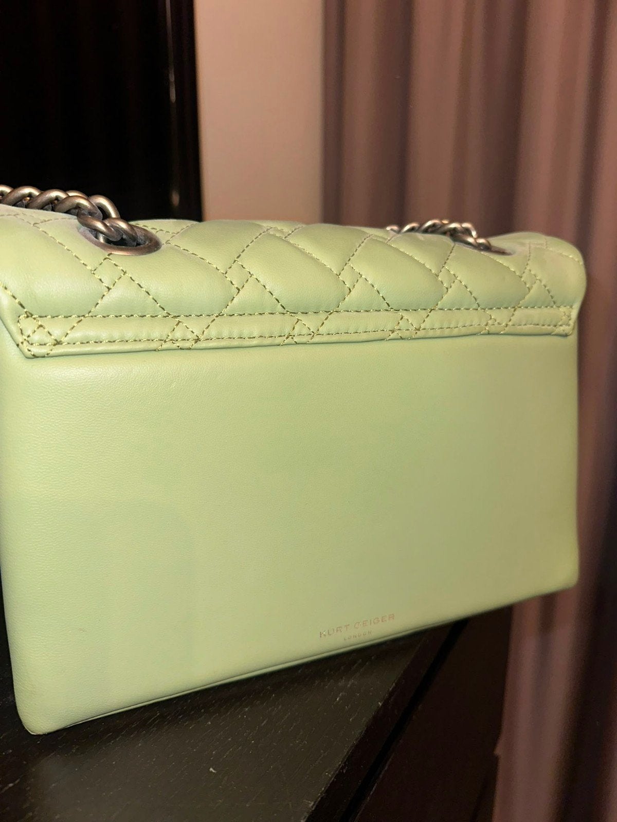 Kurt Geiger Kensington tasje - Zo goed als nieuw, Ophalen of Verzenden, Zo goed als nieuw, Groen, Schoudertasje