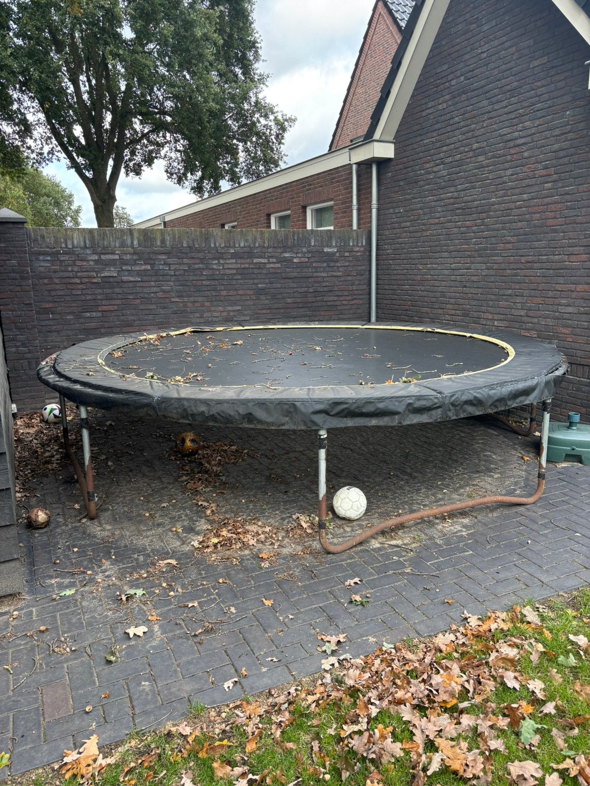 Trampoline 3,50m gratis afhalen, Ophalen, Gebruikt
