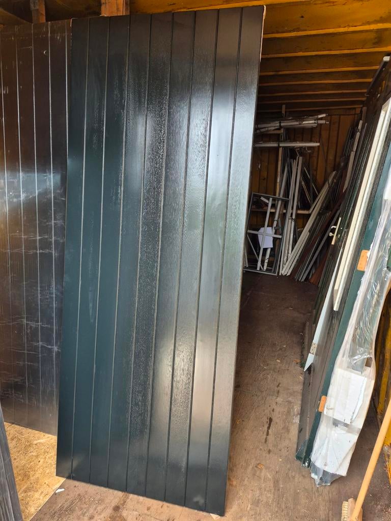 83/88/93x211,5cm buiten poort, schuur hardhouten deur, -, 80 tot 100 cm, -, Nieuw
