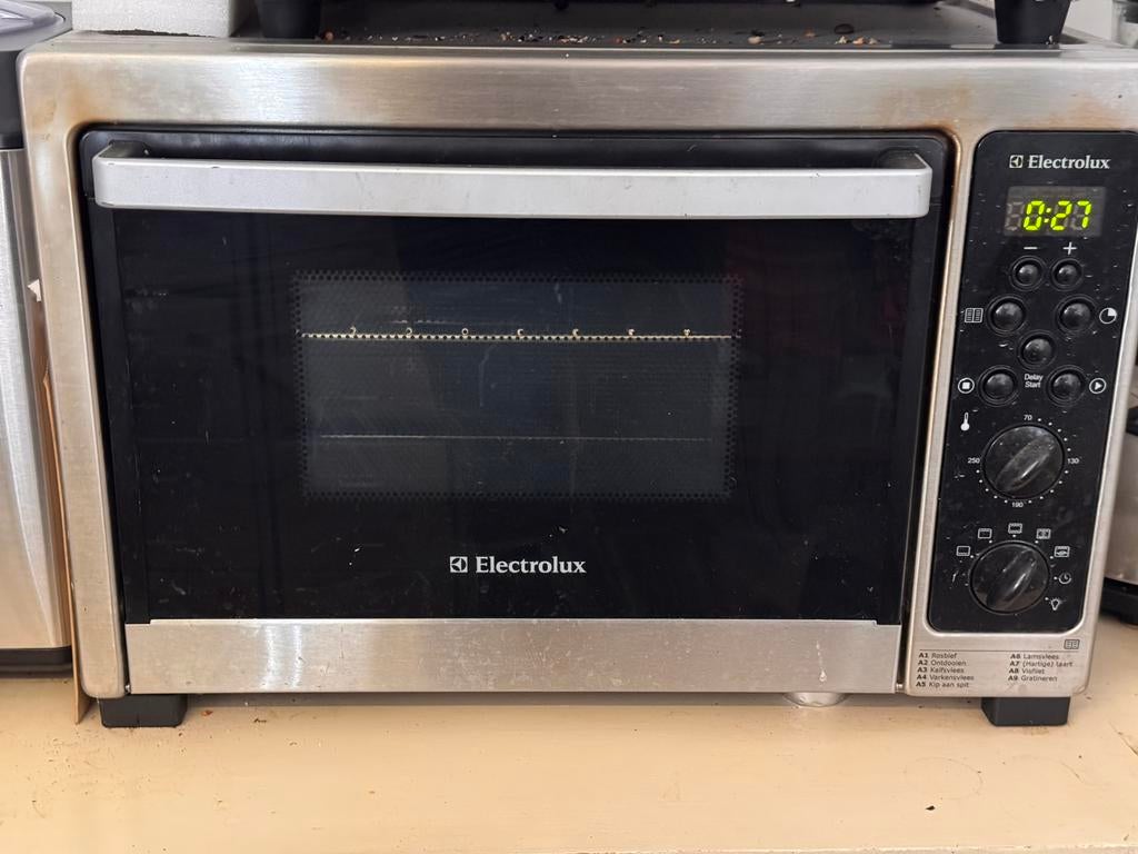 Electrolux ESO955 Inox mini oven, Witgoed en Apparatuur, Ovens, Ophalen, Zo goed als nieuw, Minder dan 45 cm