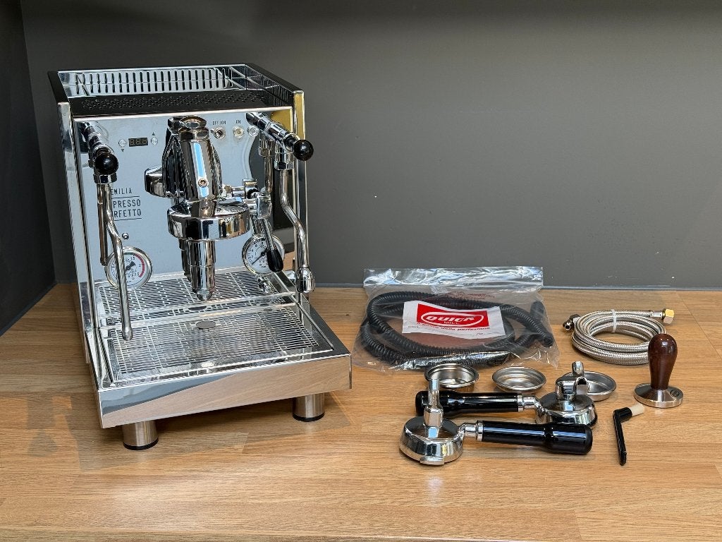 QuickMill Emilia PID specialmodel, Garantie, Witgoed en Apparatuur, Quickmill, Espresso apparaat, Zo goed als nieuw, Afneembaar waterreservoir