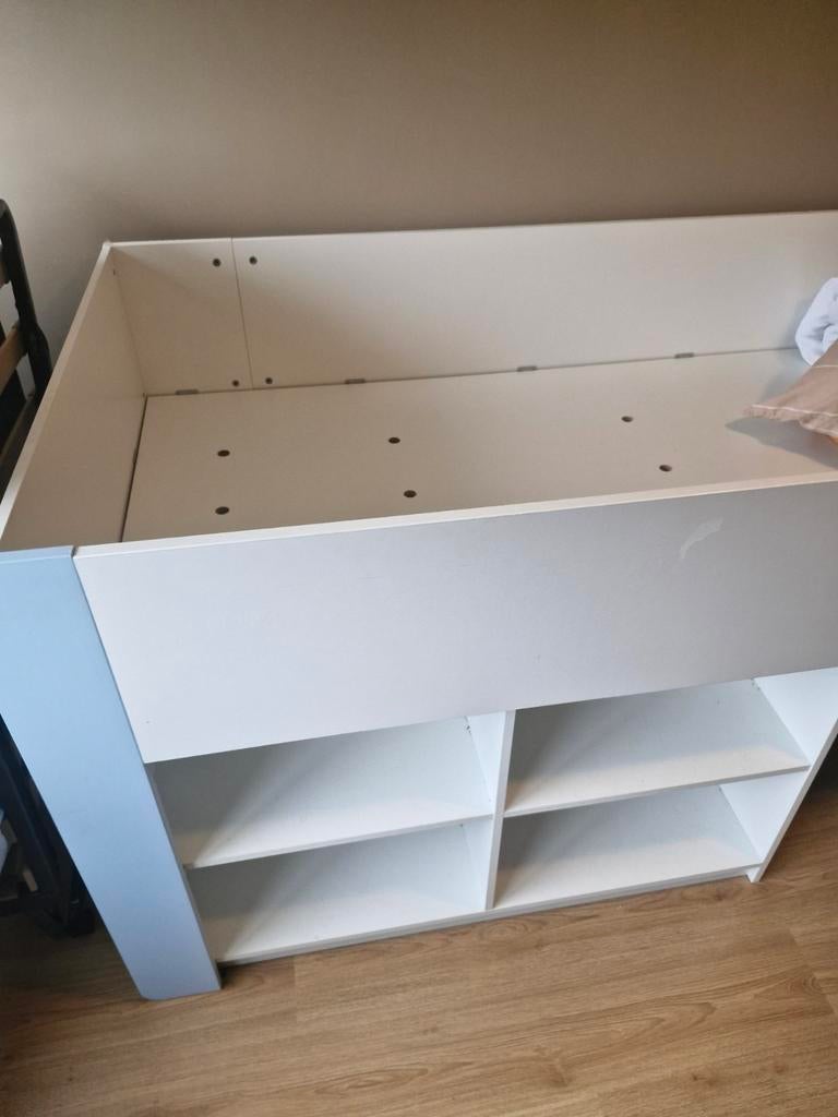 Kinderbed, Kinderen en Baby's, Kinderkamer | Stapelbedden en Hoogslapers, Ophalen, Gebruikt, Halfhoogslaper