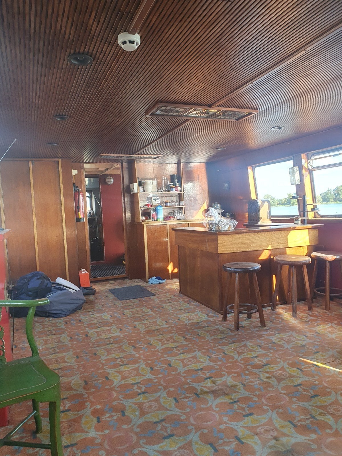 Houten bar (150x125x85cm), Ophalen, Gebruikt