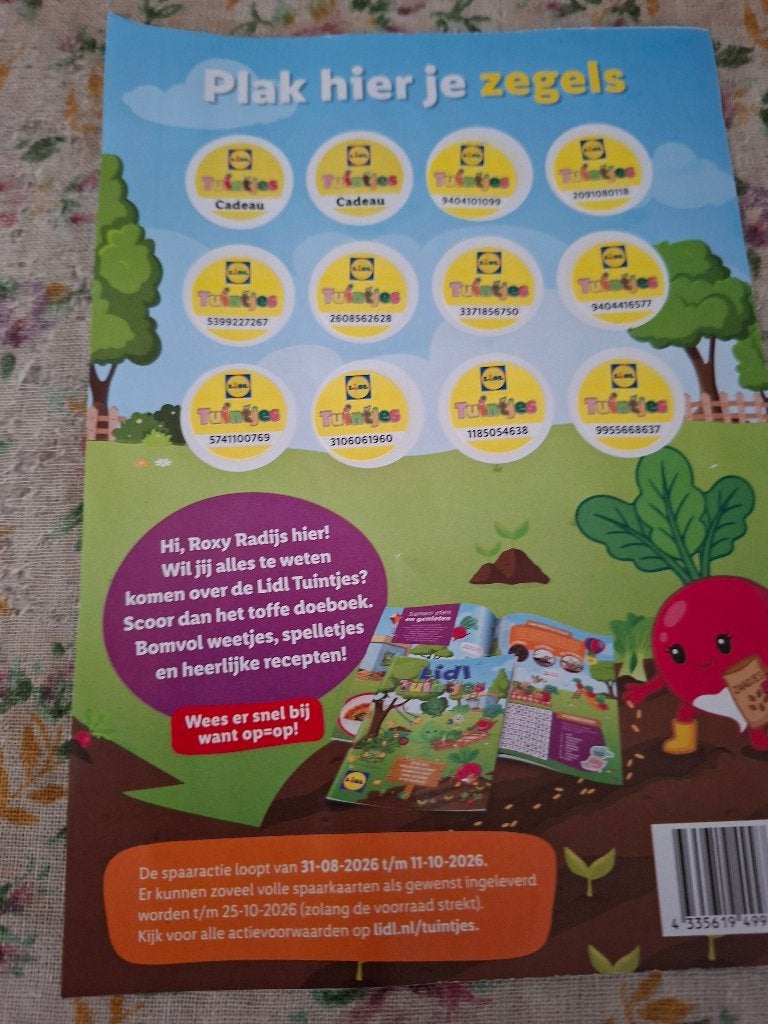 Lidl tuintjes. (6 volle spaarkaarten), Verzamelen, Lidl, Verzenden