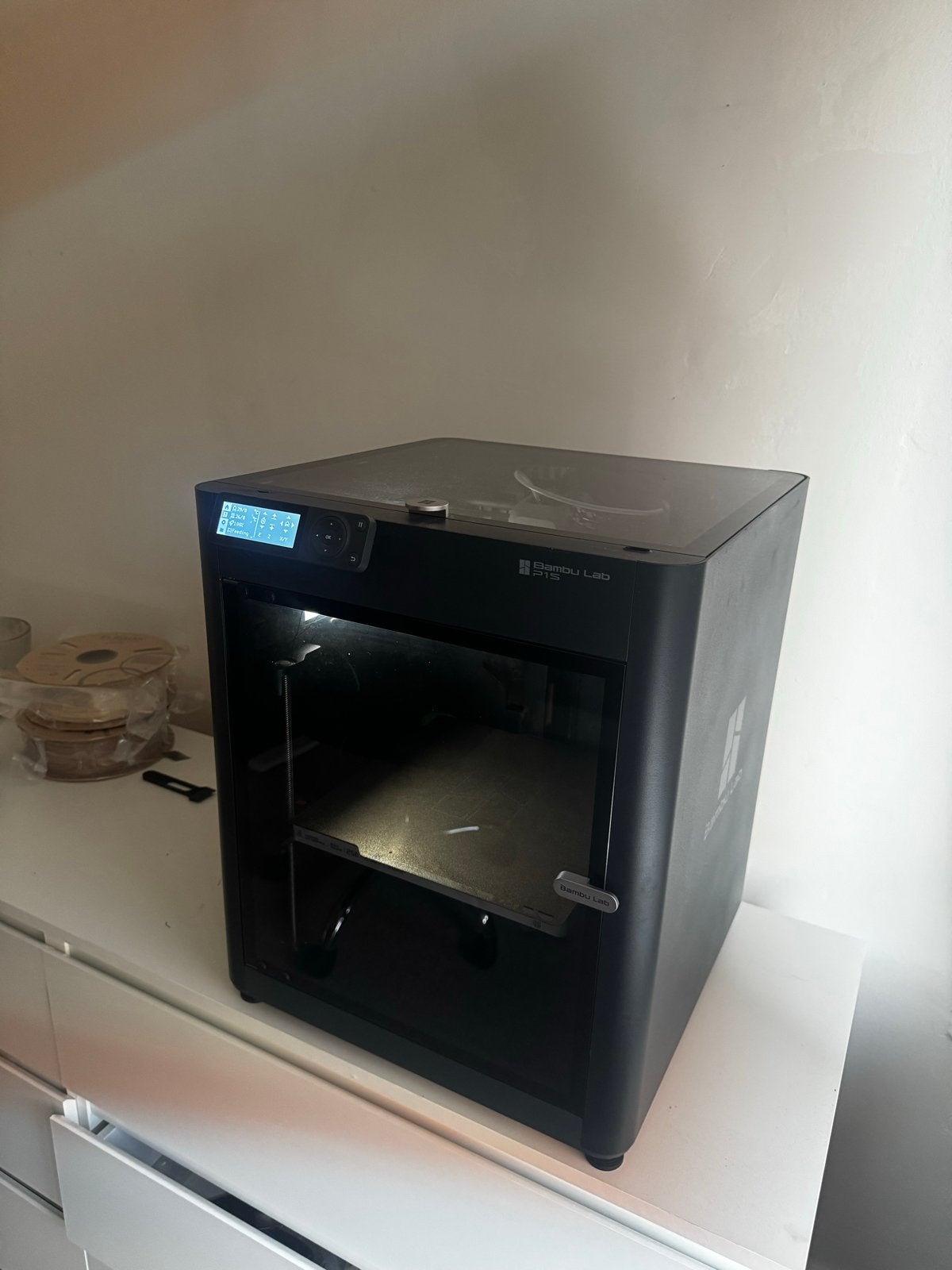 Bambu Lab P1S 3D-printer met 294 printuren, Computers en Software, 3D Printers, Ophalen, Ingebouwde Wi-Fi, Zo goed als nieuw, Filament