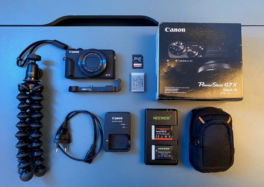 Canon PowerShot G7 X Mark III Zwart | 32GB SD-kaart, Audio, Tv en Foto, Fotocamera's Digitaal, Verzenden, Zo goed als nieuw, Canon
