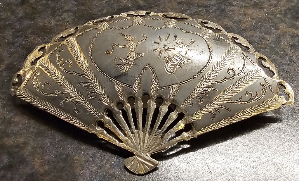 Vintage Siam Silver broche, Ophalen of Verzenden, Zo goed als nieuw, Zilver, Zilver