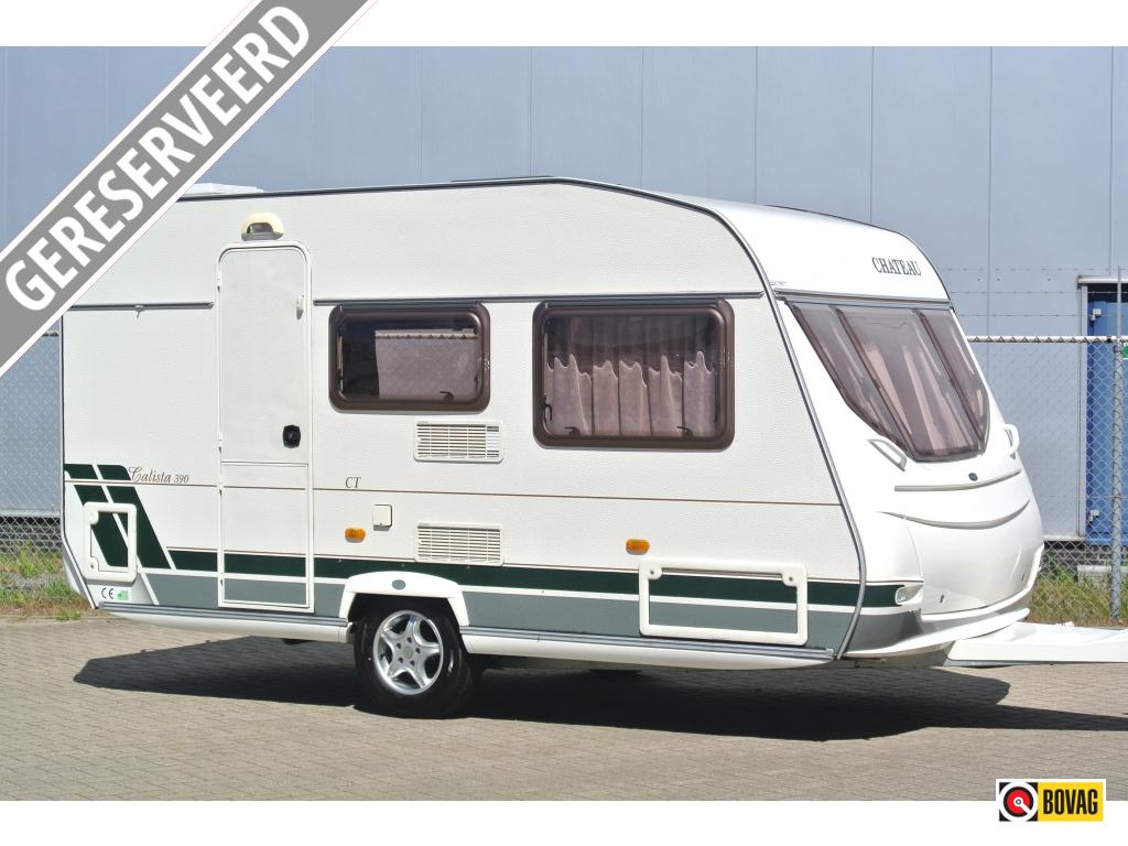 Chateau Calista 390 CT|Dwarsbed+Aparte zitgroep|Zeer nette s, Dwarsbed, Chateau, Schokbreker, Bedrijf