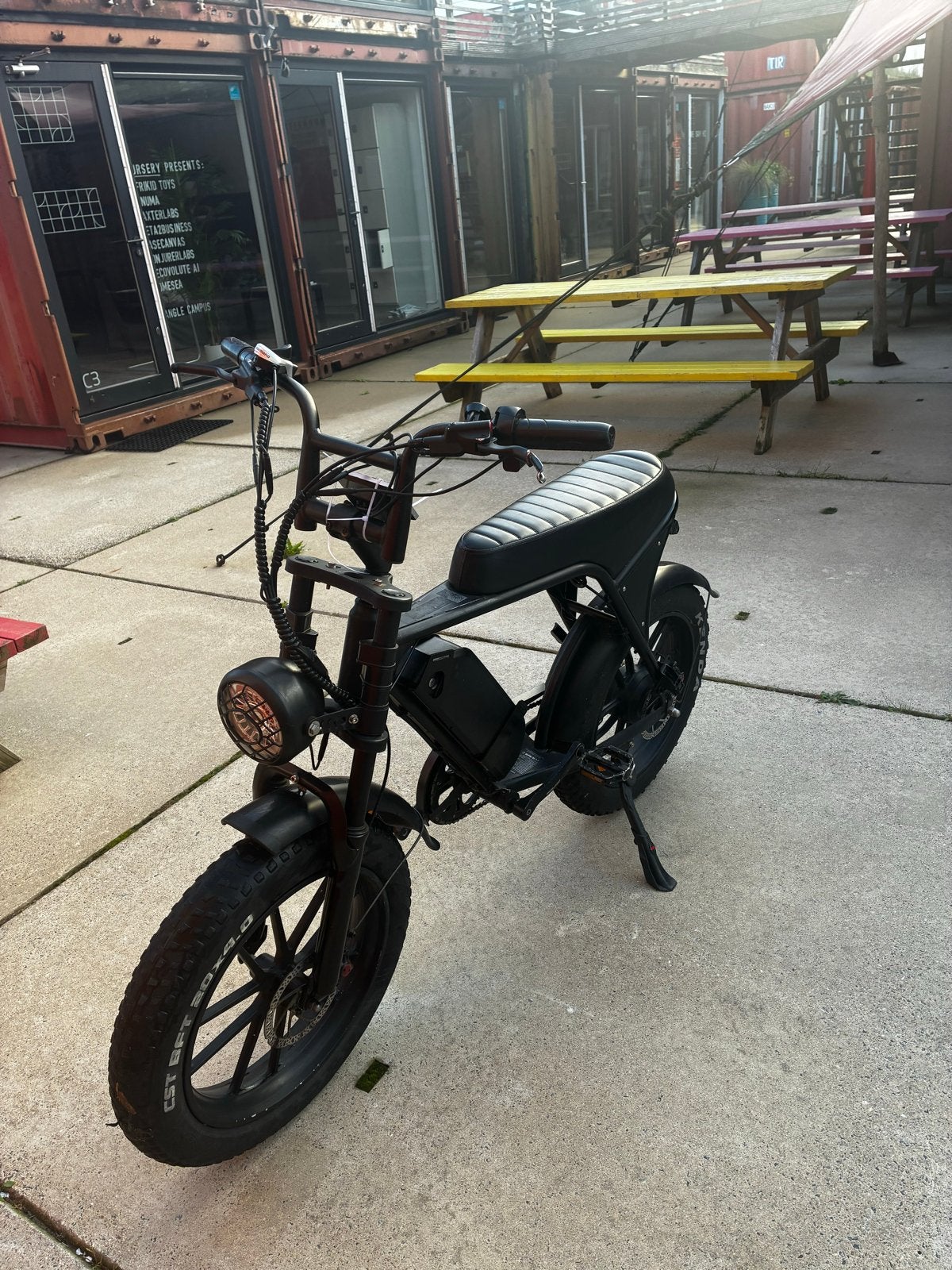 SNEL WEG!!! Ouxi C80 Fatbike E-bike - Stoer en Comfortabel, Zo goed als nieuw, Minder dan 47 cm, 50 km per accu of meer, Ophalen