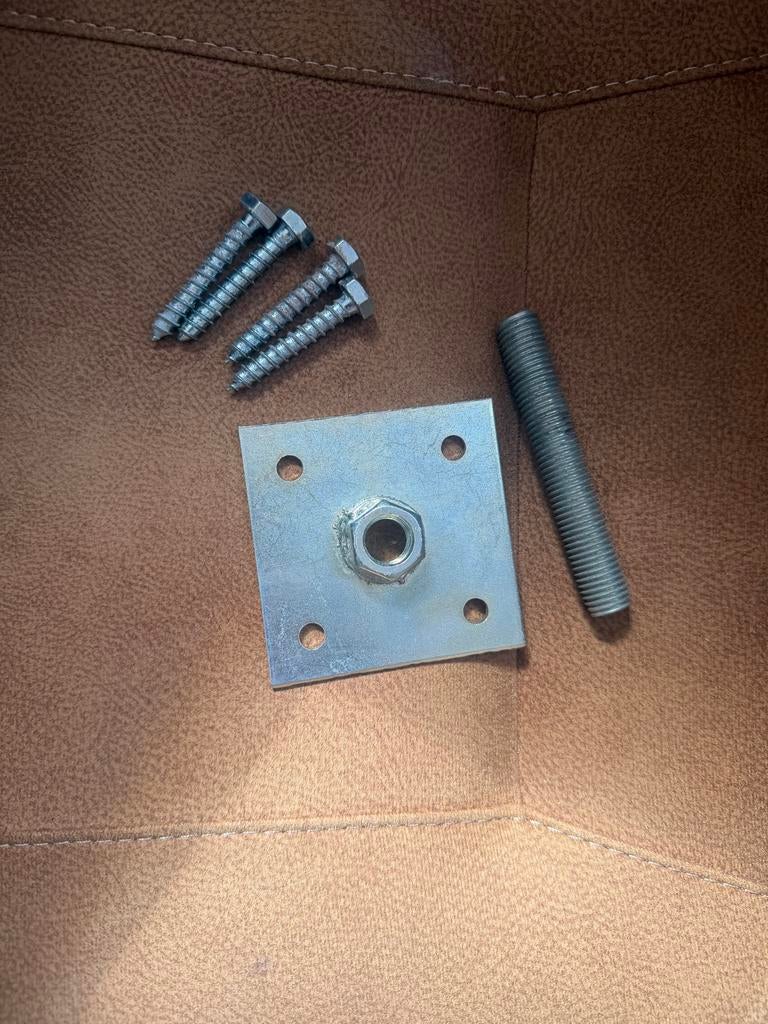 Paalhouders met schroeven, Ophalen of Verzenden, Nieuw, Minder dan 50 mm, Overige typen