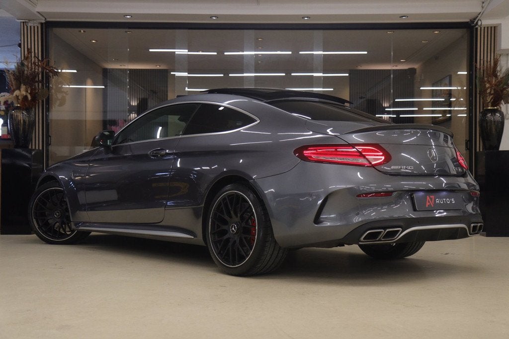 Mercedes-Benz C-klasse Coupé AMG 63 S PANO/360CAM/BURM/ACC/, Automaat, Achterwielaandrijving, Gebruikt, 4 stoelen