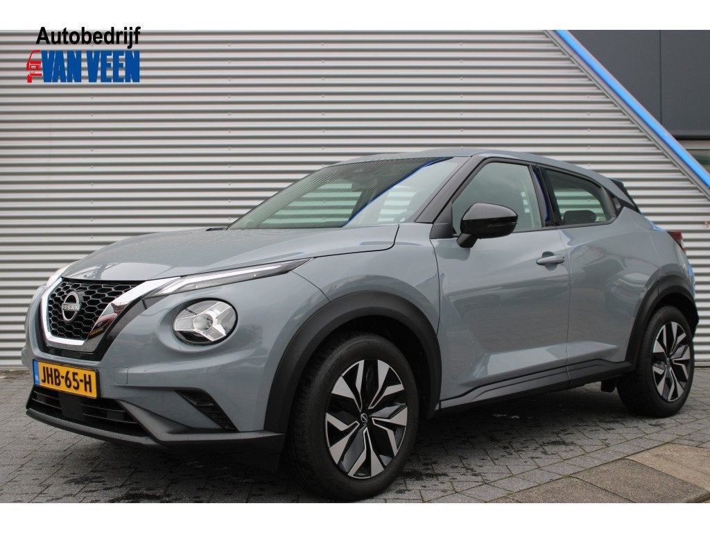 Nissan Juke 1.0 DIG-T Acenta | Clima | Stoelverwarming | Cam, Voorwielaandrijving, Stof, Bedrijf, Handgeschakeld