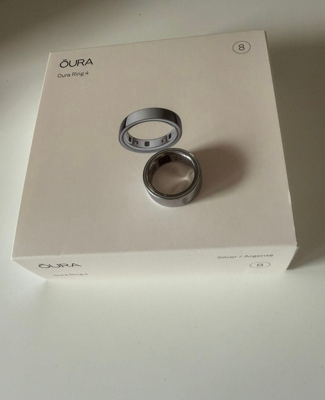 Oura Ring 4 met oplader, Gebruikt, Ophalen of Verzenden, Waterdicht, Android