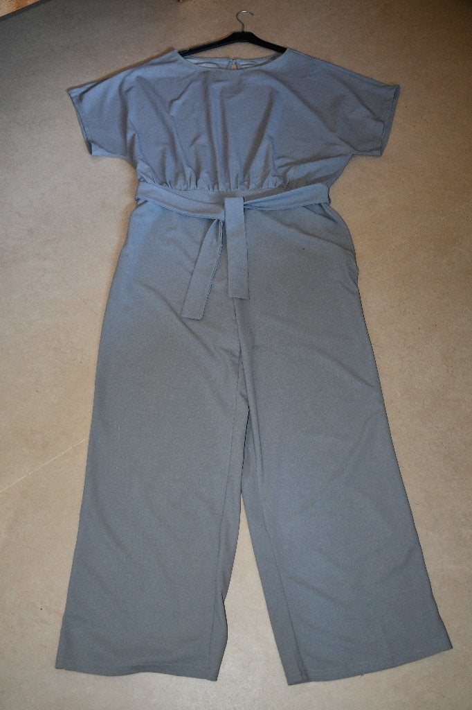 Blauw-grijze jumpsuit - maat 3xl, Maat 46/48 (XL) of groter, Ophalen of Verzenden, Onbekend, Grijs