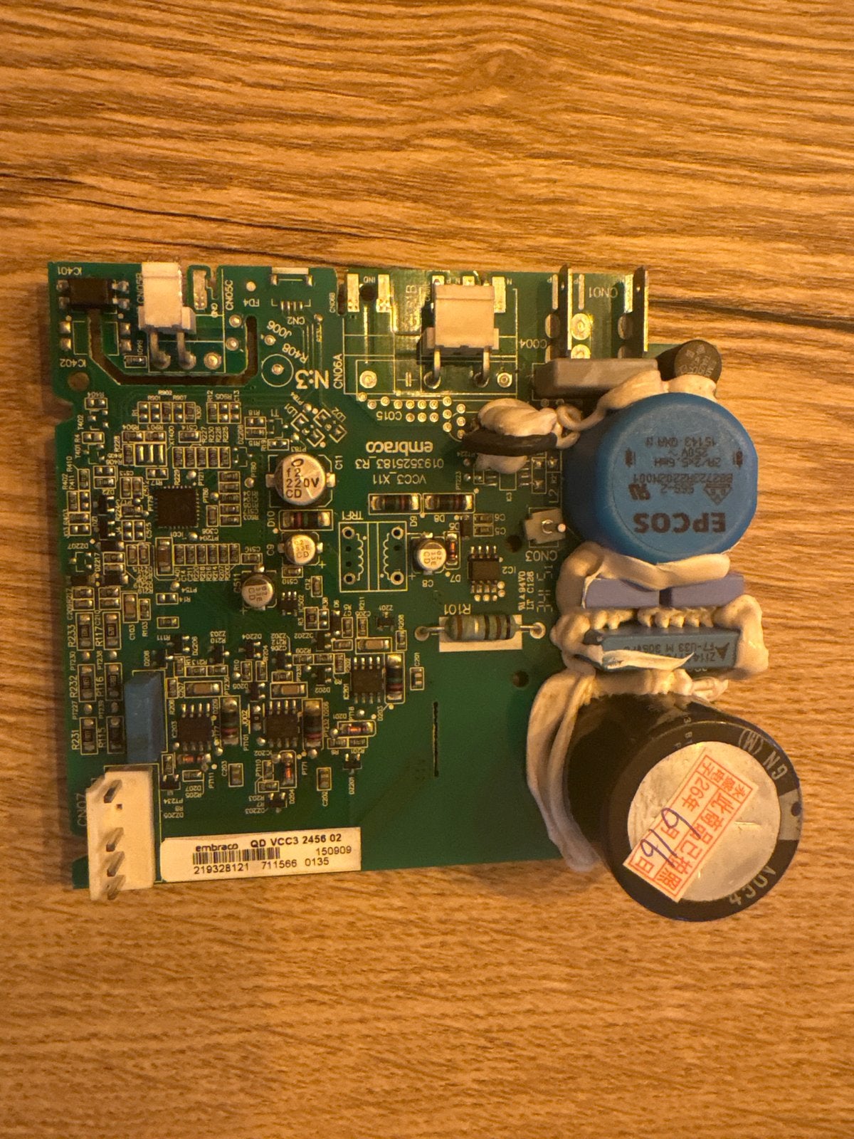 Embraco VCC3 2456 02 Koelkast Compressor Printplaat, Ophalen of Verzenden, Gebruikt