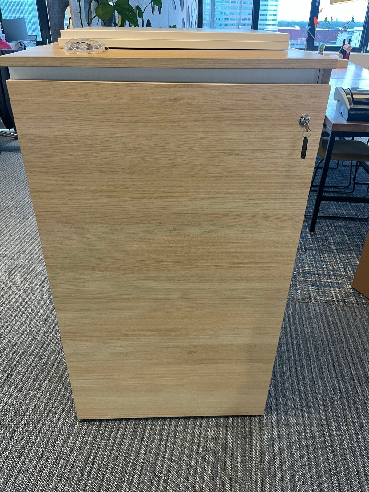 GRATIS Houten archiefkast met slot - ideaal voor kantoor, Ophalen, Gebruikt