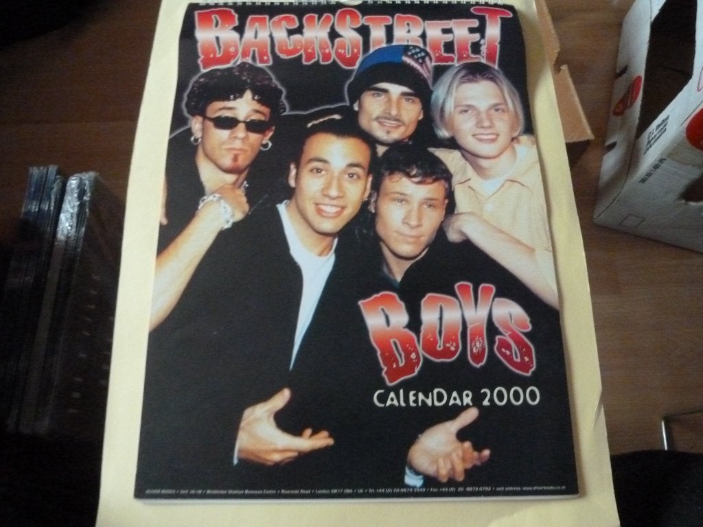 Backstreet Boys foto calender 2000, Ophalen of Verzenden, Zo goed als nieuw, Foto of Kaart