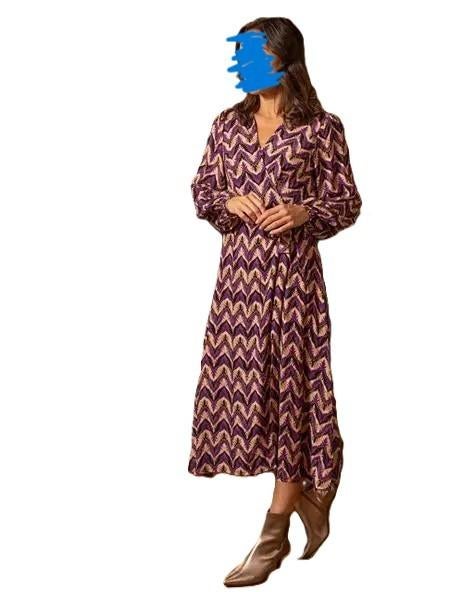 Typical Jill (Shoeby) overslagjurk, maat S., Kleding | Dames, Paars, Ophalen of Verzenden, Zo goed als nieuw, Typical Jill