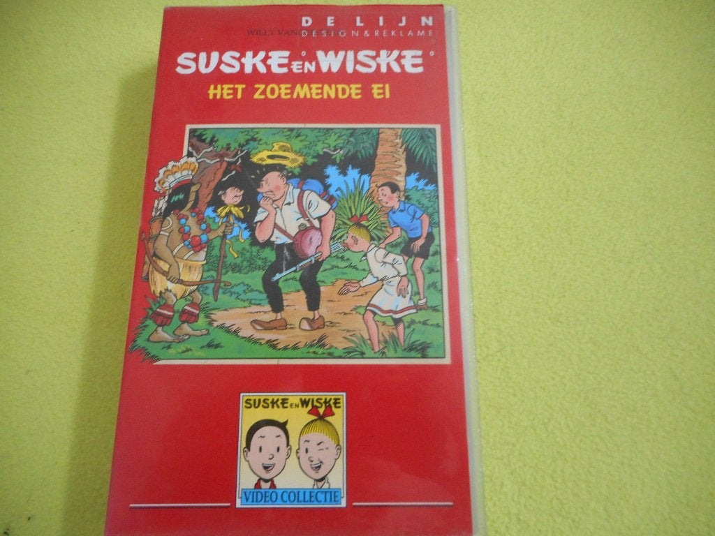 SUSKE & WISKE "Het Zoemende Ei" Tekenfilm Op VIDEO!, Cd's en Dvd's, Verzenden, Alle leeftijden, Zo goed als nieuw, VHS