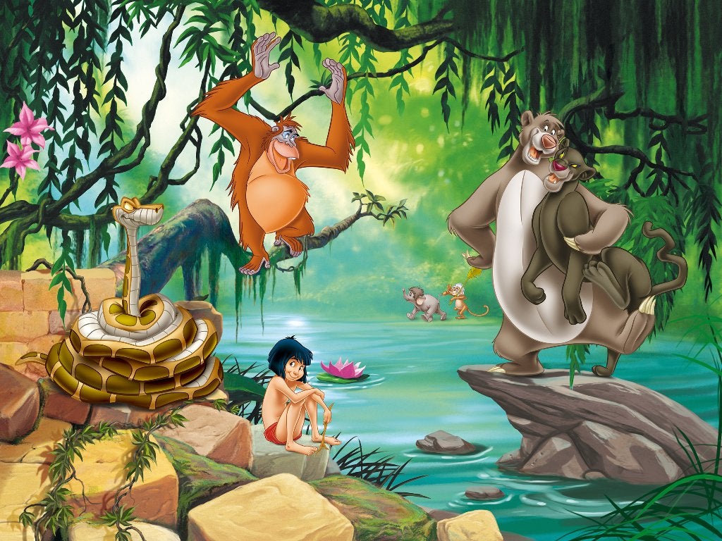 Jungle Book fotobehang - 360x270cm vliesbehang Mowgli, Baloe, Verzenden, Nieuw