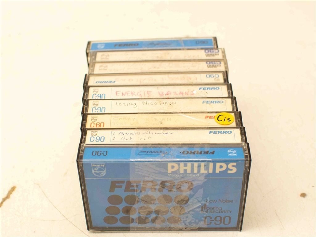 9 Philips cassettebandjes 38229, Ophalen of Verzenden, Gebruikt, Overige genres, 1 bandje