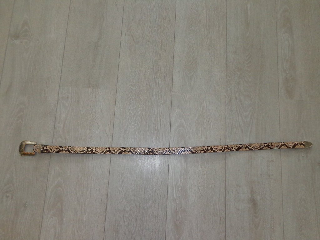 slangenprint riem van ZARA, 80 cm, nieuw, Ophalen of Verzenden, Nieuw, Bruin, 80 tot 90 cm