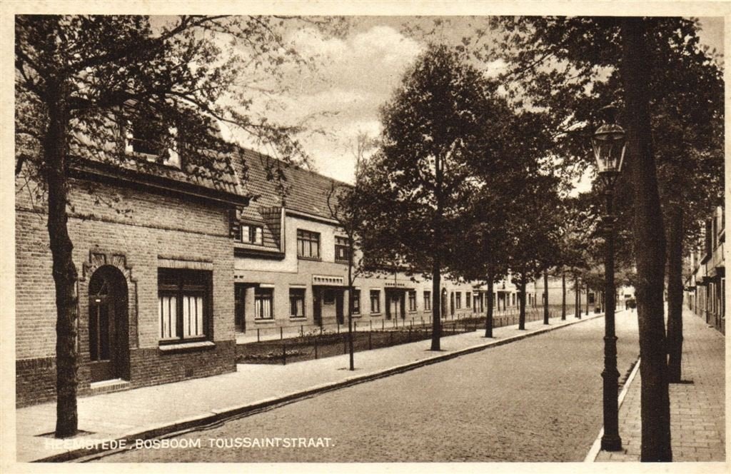 Heemstede. Bosboom Toussaintstraat. - ongelopen, Ophalen of Verzenden, 1940 tot 1960, Ongelopen, Noord-Holland