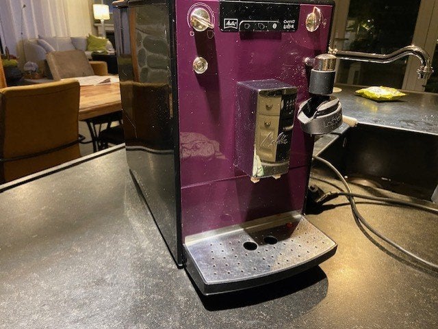 Koffie setmachine Melitta, Ophalen, Koffiemachine, Koffiebonen, Niet werkend