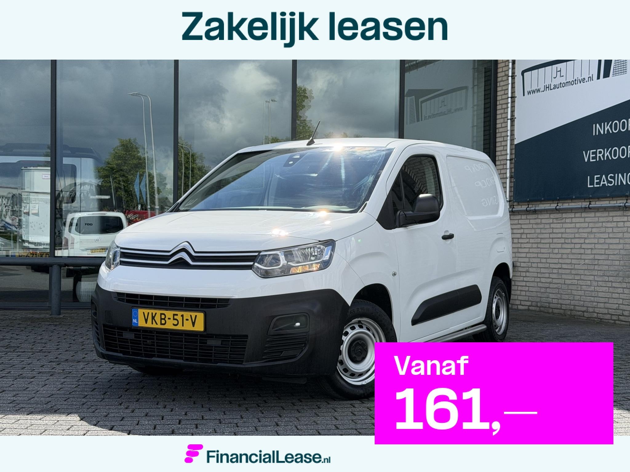 Citroen Berlingo 1.5 BlueHDI Control*A/C*TEL*SCHUIFDEUR*PDC*, Voorwielaandrijving, Stof, Gebruikt, 4 cilinders