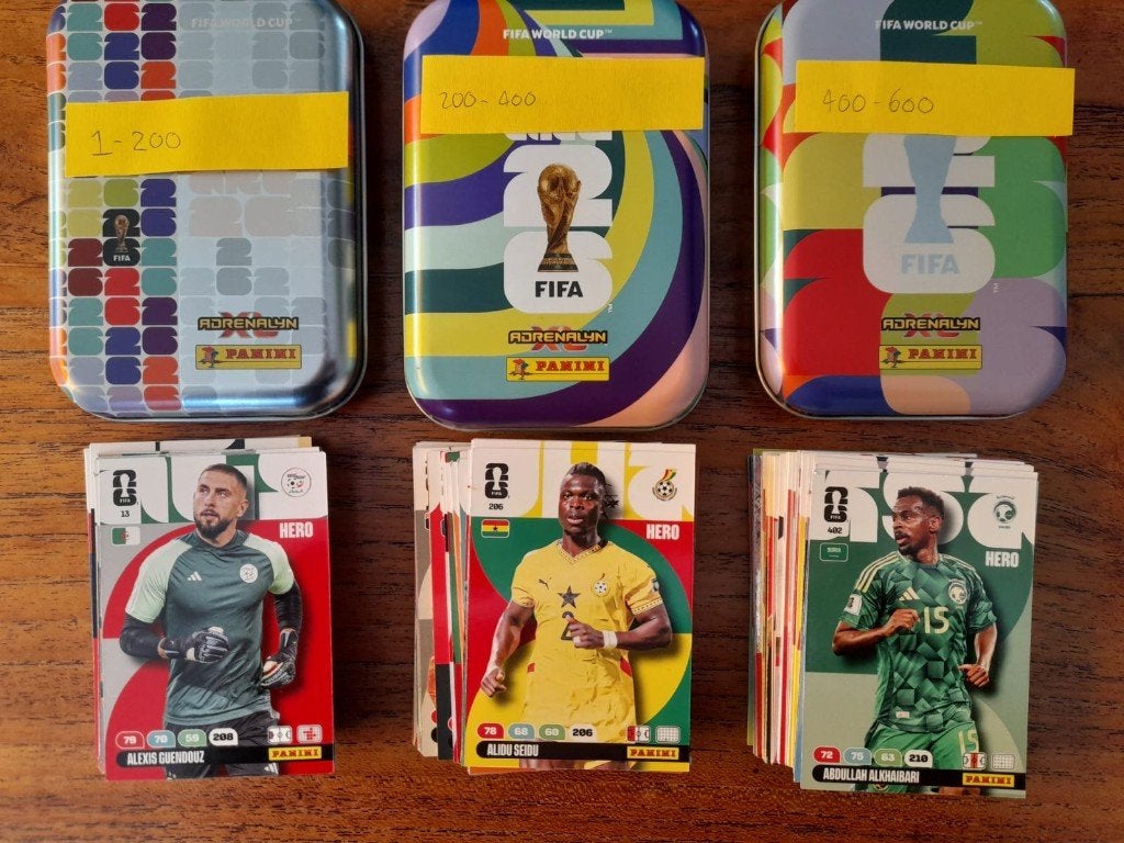 Verkoop Panini Adrenalyn XL Fifa World Cup 2026 kaarten, Hobby en Vrije tijd, Stickers en Plaatjes, Ophalen of Verzenden, Zo goed als nieuw