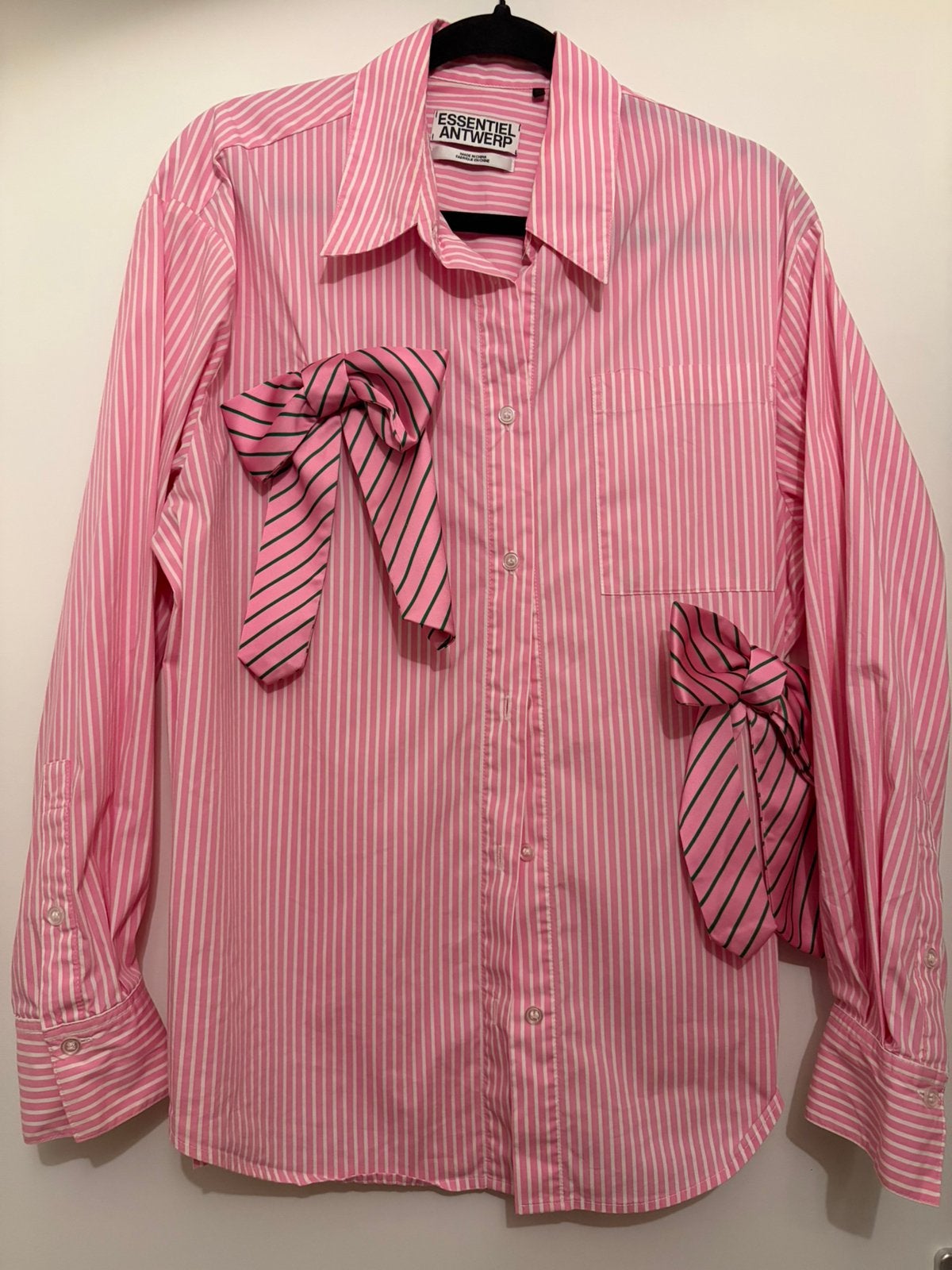 Gestreepte blouse roze Essentiel Antwerp, Ophalen of Verzenden, Zo goed als nieuw, Maat 36 (S), Roze